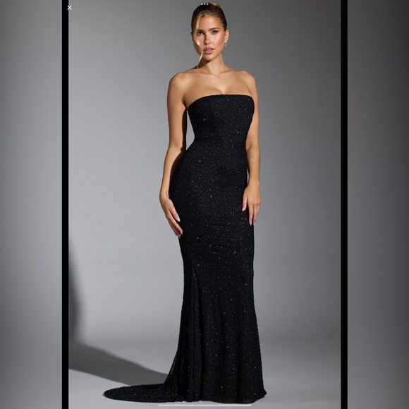 2 black embellishedished maxi dresses from Oh Polly - Picture 8 of 8